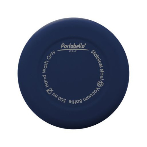 Термобутылка вакуумная герметичная Прима (Prima), синяя