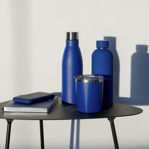 Термобутылка вакуумная герметичная Прима Ультрамарин (Prima Ultramarine), ярко-синяя