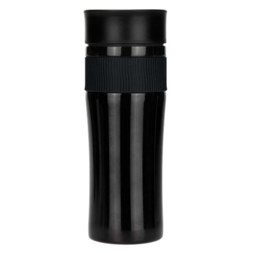 Термокружка вакуумная Поло (Polo), черная