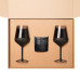 Доп. ложемент под свечу (арт. 73077) + 2 бокала для вина в большую универсальную коробку, крафт (арт. 21005.020)
