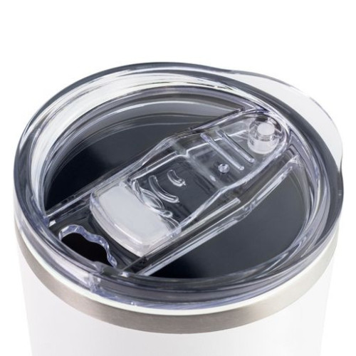 Термокружка вакуумная с керамическим покрытием Арктик (Arctic), белый/синий