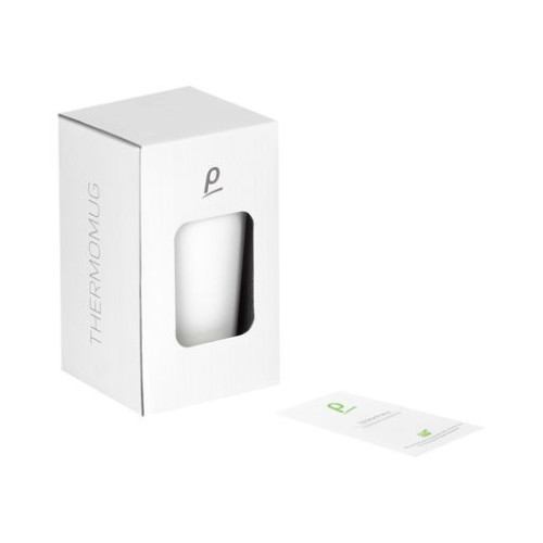 Термокружка вакуумная с керамическим покрытием Арктик (Arctic), белый/синий