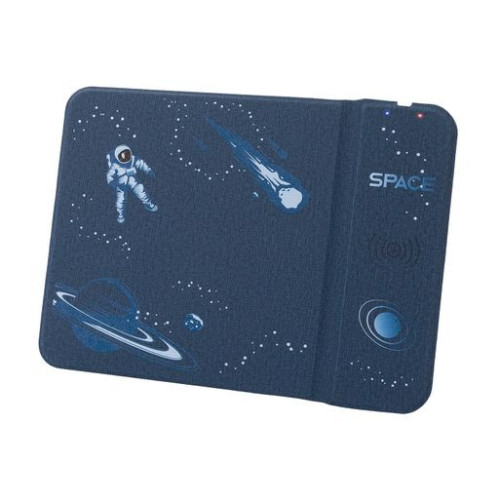 Коврик для мыши с беспроводным зарядным устройством 15W Онор (Honor), синий