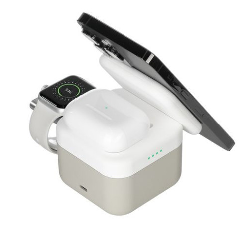 Беспроводная зарядная станция 3в1 15W Куб (Cube Wireless Magnetic) Беспроводная зарядная станция 3в1 15W Куб (Cube Wireless Magnetic)