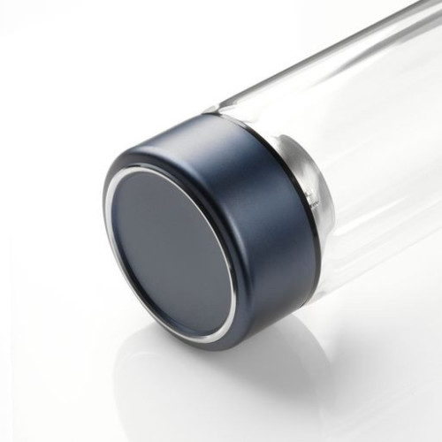 Бутылка стеклянная с двойными стенками Аравия (Aravia), синяя