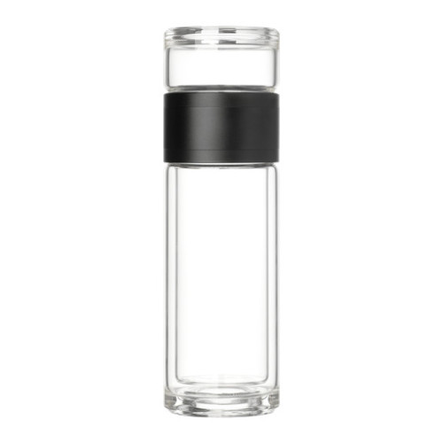 Бутылка стеклянная с двойными стенками Терсо (Terso), черная