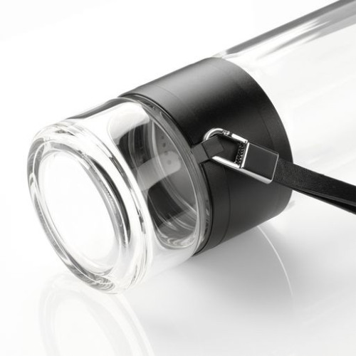 Бутылка стеклянная с двойными стенками Терсо (Terso), черная