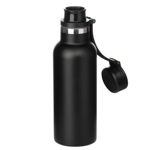 Термобутылка вакуумная герметичная Модена (Modena), черная