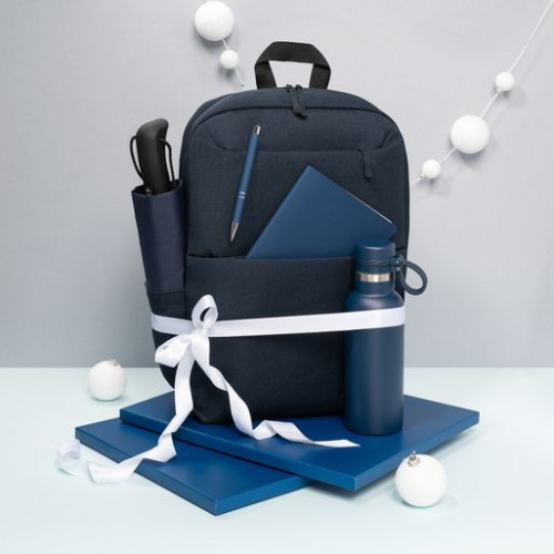 Термобутылка вакуумная герметичная Модена (Modena), синяя