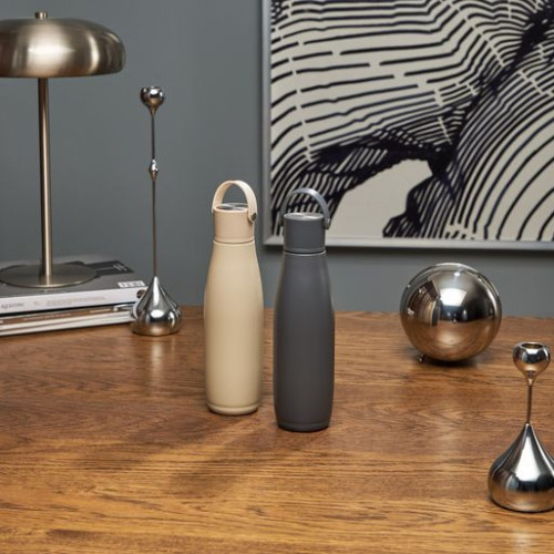 Термобутылка вакуумная герметичная Боска (Bosca), серая Термобутылка вакуумная герметичная Боска (Bosca), серая