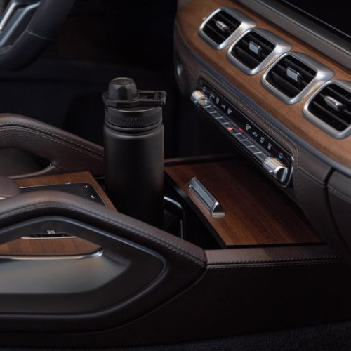 Термобутылка вакуумная герметичная Савона (Savona), черная