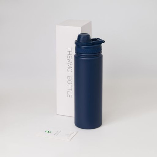 Термобутылка вакуумная герметичная Савона (Savona), синяя
