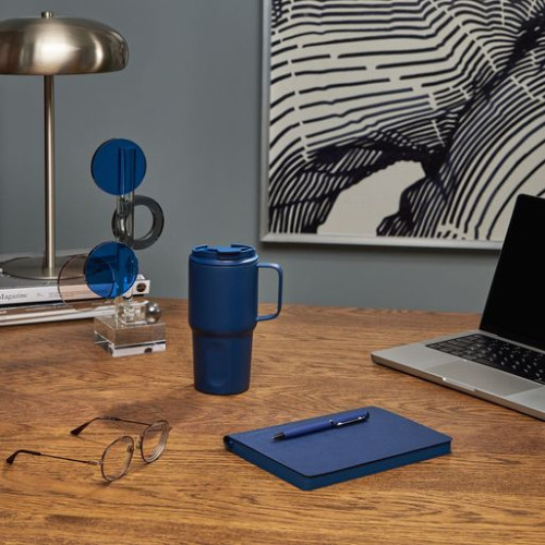 Термокружка вакуумная Авентура (Aventura), синяя Термокружка вакуумная Авентура (Aventura), синяя