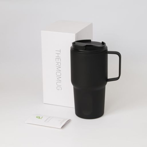 Термокружка вакуумная Авентура (Aventura), серая