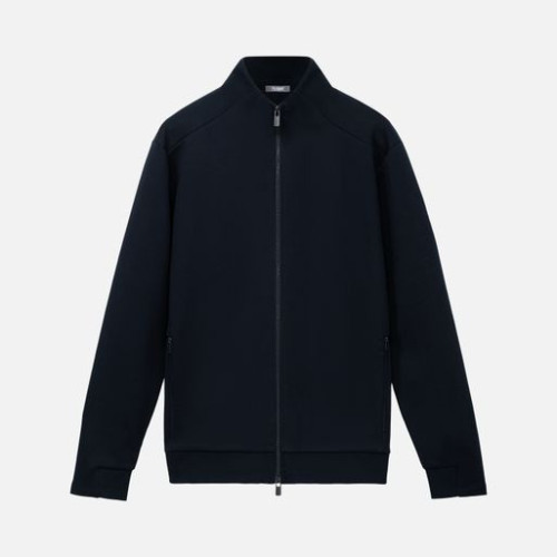 Толстовка на молнии Астин (Astin) темно-синяя