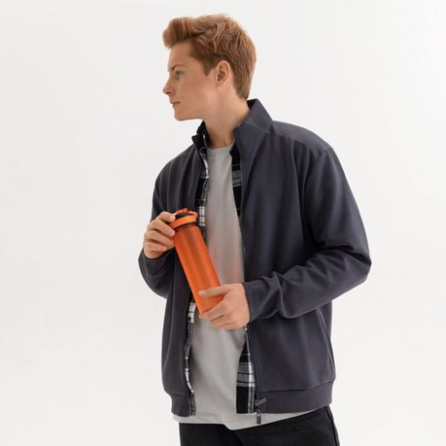 Толстовка на молнии Астин (Astin), антрацит