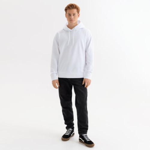 Худи с капюшоном, унисекс Алекс (Alex) белый