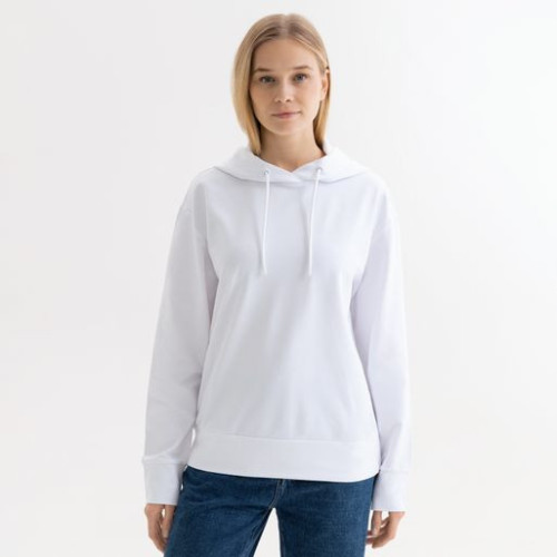 Худи с капюшоном, унисекс Алекс (Alex) белый