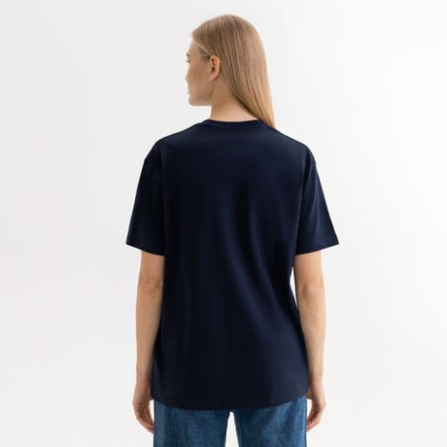 Футболка унисекс Крис (Kris), 150 гр., темно-синяя Футболка унисекс Крис (Kris), 150 гр., темно-синяя