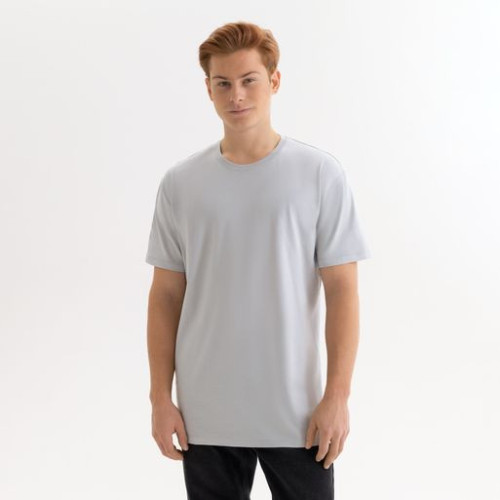 Футболка унисекс Крис (Kris), 150 гр., светло-серая