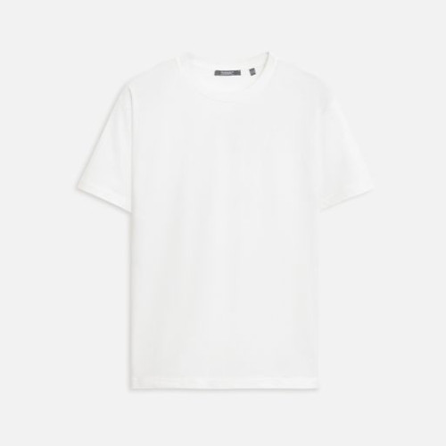 Футболка унисекс Крис (Kris), 150 гр., белая (теплого оттенка)