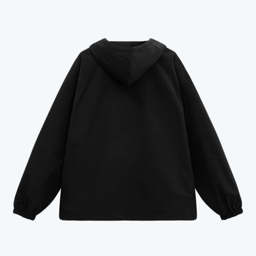 Ветровка (анорак) оверсайз унисекс Риссман (Rissman), черная