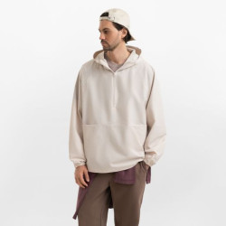 Ветровка (анорак) оверсайз унисекс Риссман (Rissman), бежевая