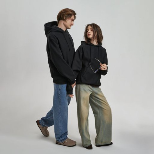 Худи релакс унисекс Адвенче (Adventure), черный