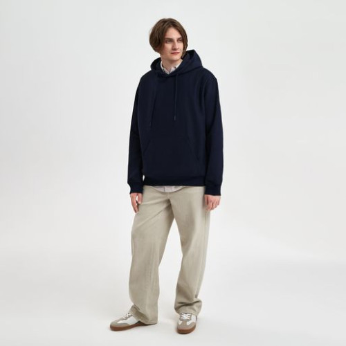 Худи релакс унисекс Адвенче (Adventure), темно-синий Худи релакс унисекс Адвенче (Adventure), темно-синий