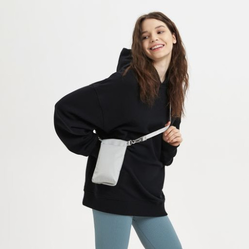 Худи оверсайз унисекс Фьюжн (Fusion), черный