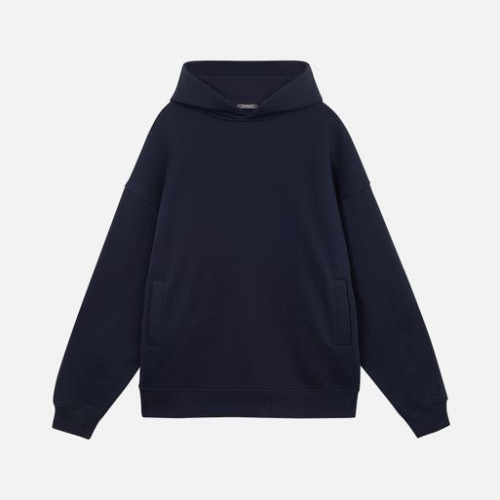 Худи оверсайз унисекс Фьюжн (Fusion), темно-синий