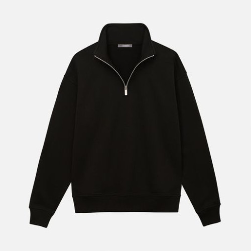 Толстовка на молнии унисекс Флоу (Flow), черная