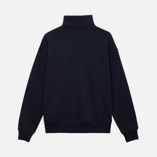 Толстовка на молнии унисекс Флоу (Flow), темно-синяя Толстовка на молнии унисекс Флоу (Flow), темно-синяя