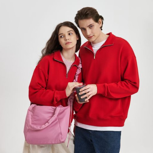 Толстовка на молнии унисекс Флоу (Flow), красная Толстовка на молнии унисекс Флоу (Flow), красная