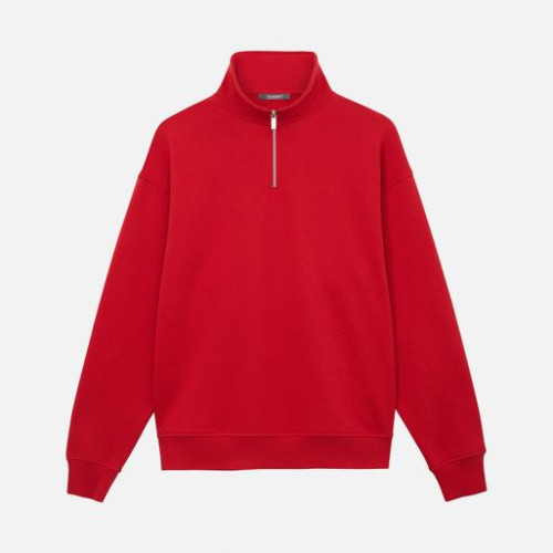 Толстовка на молнии унисекс Флоу (Flow), красная Толстовка на молнии унисекс Флоу (Flow), красная