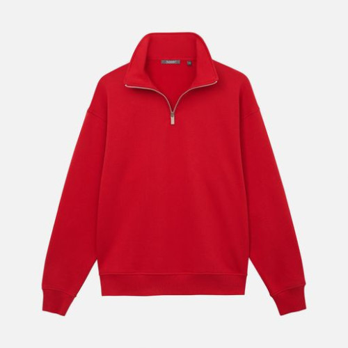 Толстовка на молнии унисекс Флоу (Flow), красная Толстовка на молнии унисекс Флоу (Flow), красная