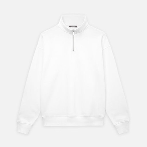 Толстовка на молнии унисекс Флоу (Flow), белая