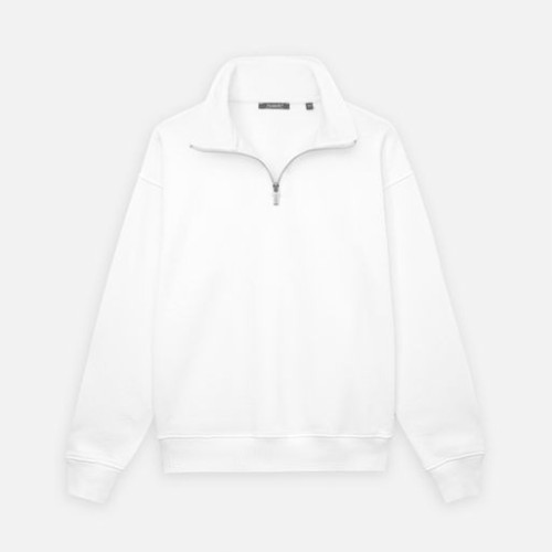 Толстовка на молнии унисекс Флоу (Flow), белая