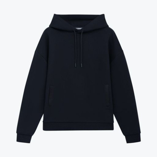 Худи релакс унисекс Баланс (Balance), с начесом, синий