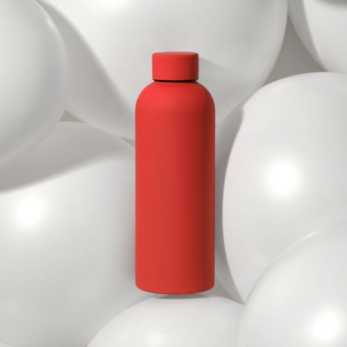 Термобутылка вакуумная герметичная Прима (Prima), красная Термобутылка вакуумная герметичная Прима (Prima), красная