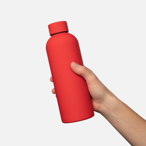 Термобутылка вакуумная герметичная Прима (Prima), красная Термобутылка вакуумная герметичная Прима (Prima), красная