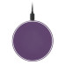 Беспроводное зарядное устройство с подсветкой 15W Аурис (Auris), фиолетовое