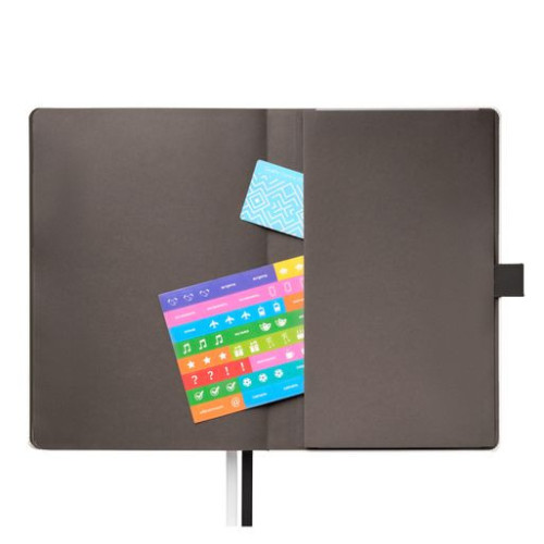 Ежедневник Арктик (Arctic) недатированный, белый/черный Ежедневник Арктик (Arctic) недатированный, белый/черный