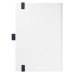 Ежедневник Арктик (Arctic) недатированный, белый/синий