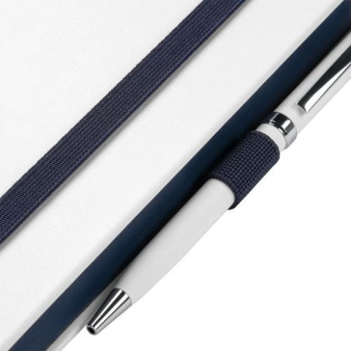 Ежедневник Арктик (Arctic) недатированный, белый/синий