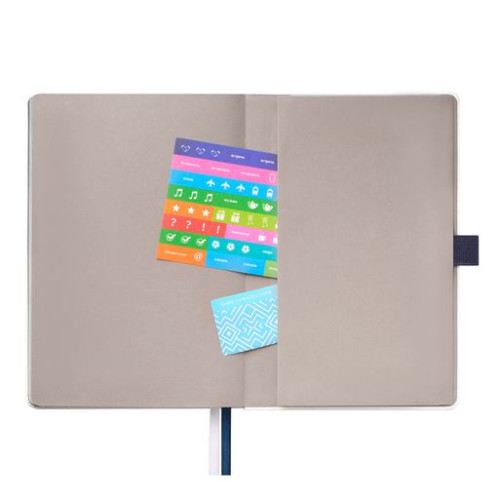 Ежедневник Арктик (Arctic) недатированный, белый/синий