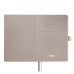 Ежедневник Арктик (Arctic) недатированный, белый/серый