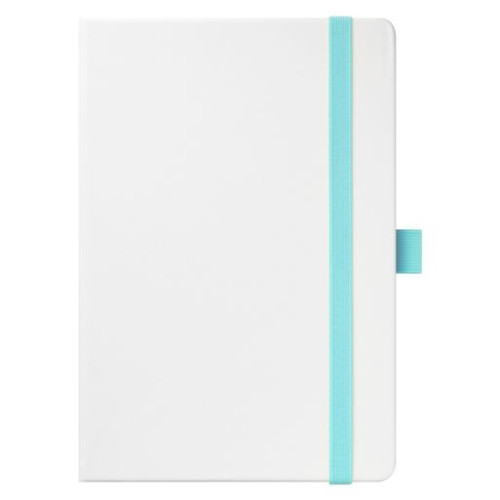 Ежедневник Арктик (Arctic) недатированный, белый/бирюзовый
