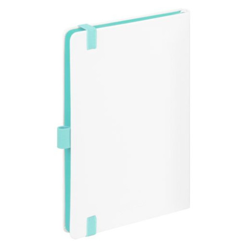 Ежедневник Арктик (Arctic) недатированный, белый/бирюзовый