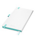 Ежедневник Арктик (Arctic) недатированный, белый/бирюзовый